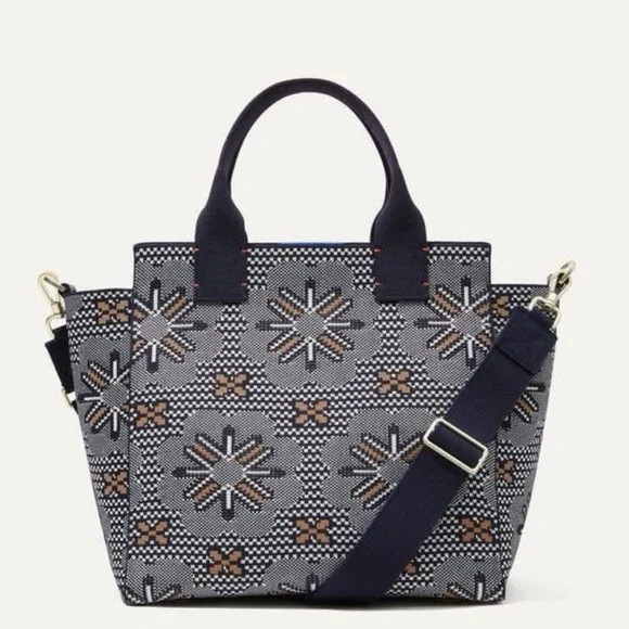 Rothy’s The Handbag In Sunburst Navy - Picture 1 of 5